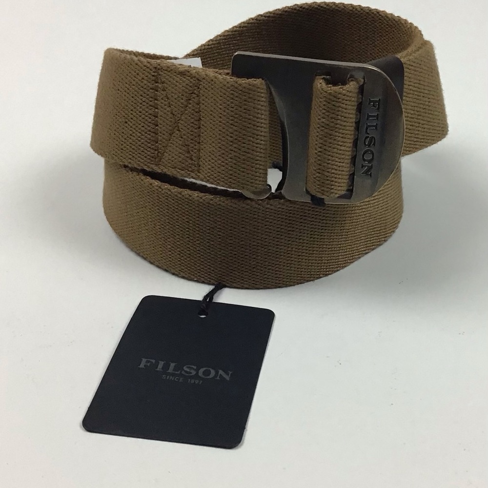 Filson Togiak adjustable belt one size tan